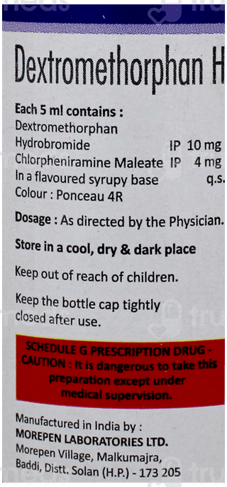 Rexofine Dx Cough Syrup 100Ml